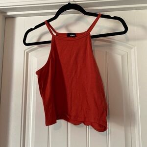 LAST CHANCE burnt orange crop top